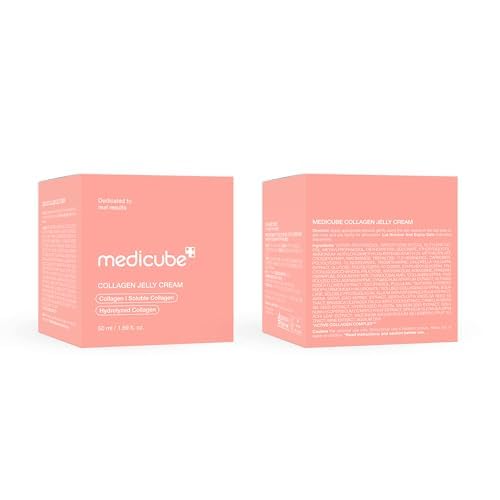 medicube Collagen Jelly Cream- Niacinamide & Freeze-Dried Hydrolyzed Collagen - Boosts skin's barrier hydration and gives 24h Glow & Lifted Look - Korean skincare (1.69 Fl Oz (Pack of 1)) - Image 3