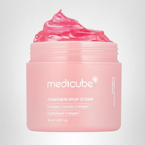 medicube Collagen Jelly Cream- Niacinamide & Freeze-Dried Hydrolyzed Collagen - Boosts skin's barrier hydration and gives 24h Glow & Lifted Look - Korean skincare (1.69 Fl Oz (Pack of 1)) - Image 2