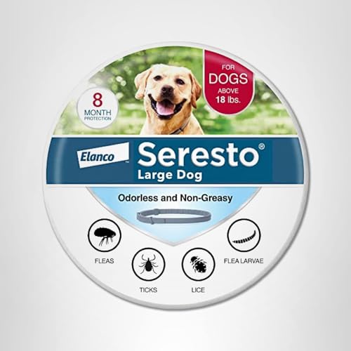 Seresto Flea & Tick Collar For Dogs Over 18 lbs., Treatment & Prevention, Vet-Recommend, 8 Month Protection - Image 2