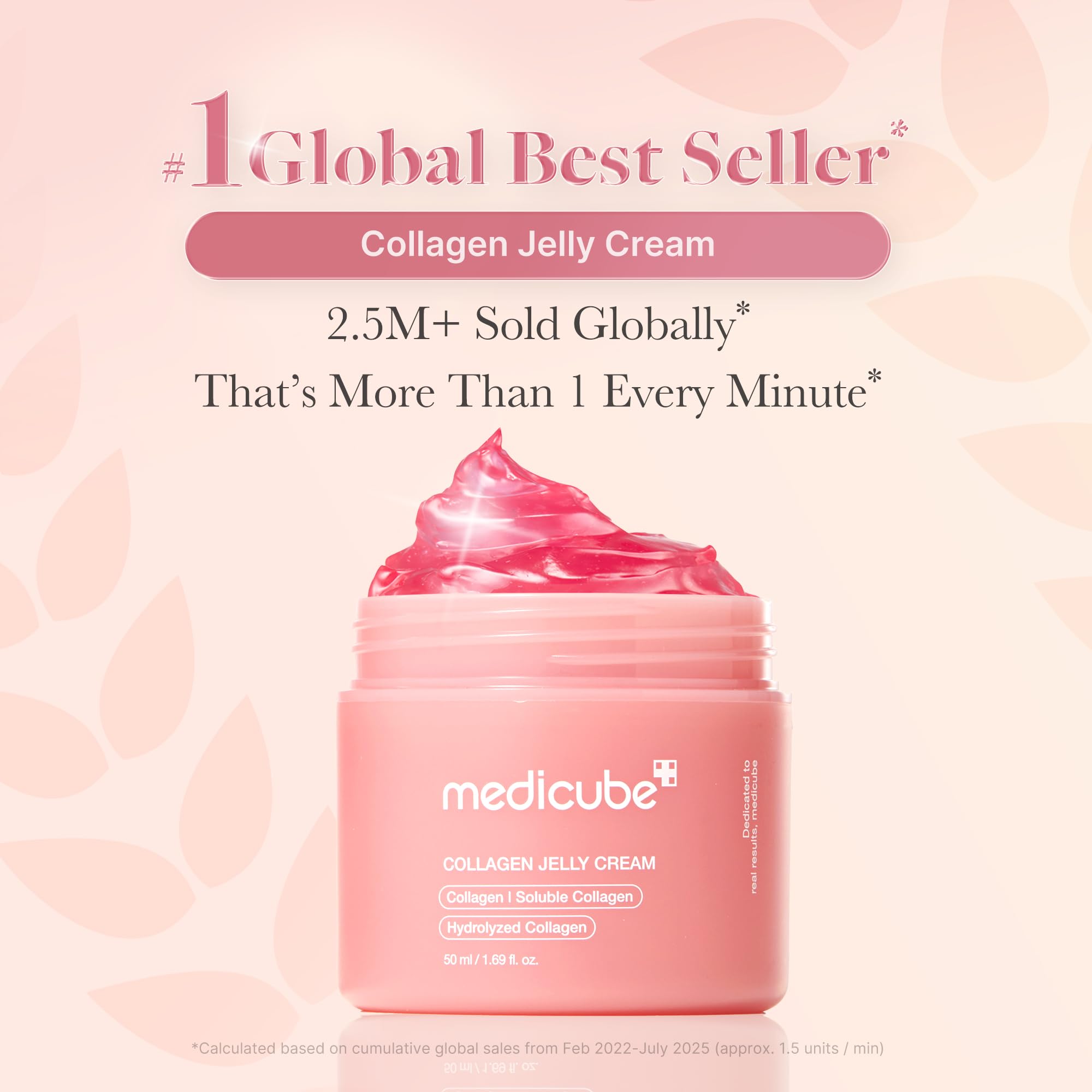 medicube Collagen Jelly Cream- Niacinamide & Freeze-Dried Hydrolyzed Collagen - Boosts skin's barrier hydration and gives 24h Glow & Lifted Look - Korean skincare (1.69 Fl Oz (Pack of 1)) - Image 10