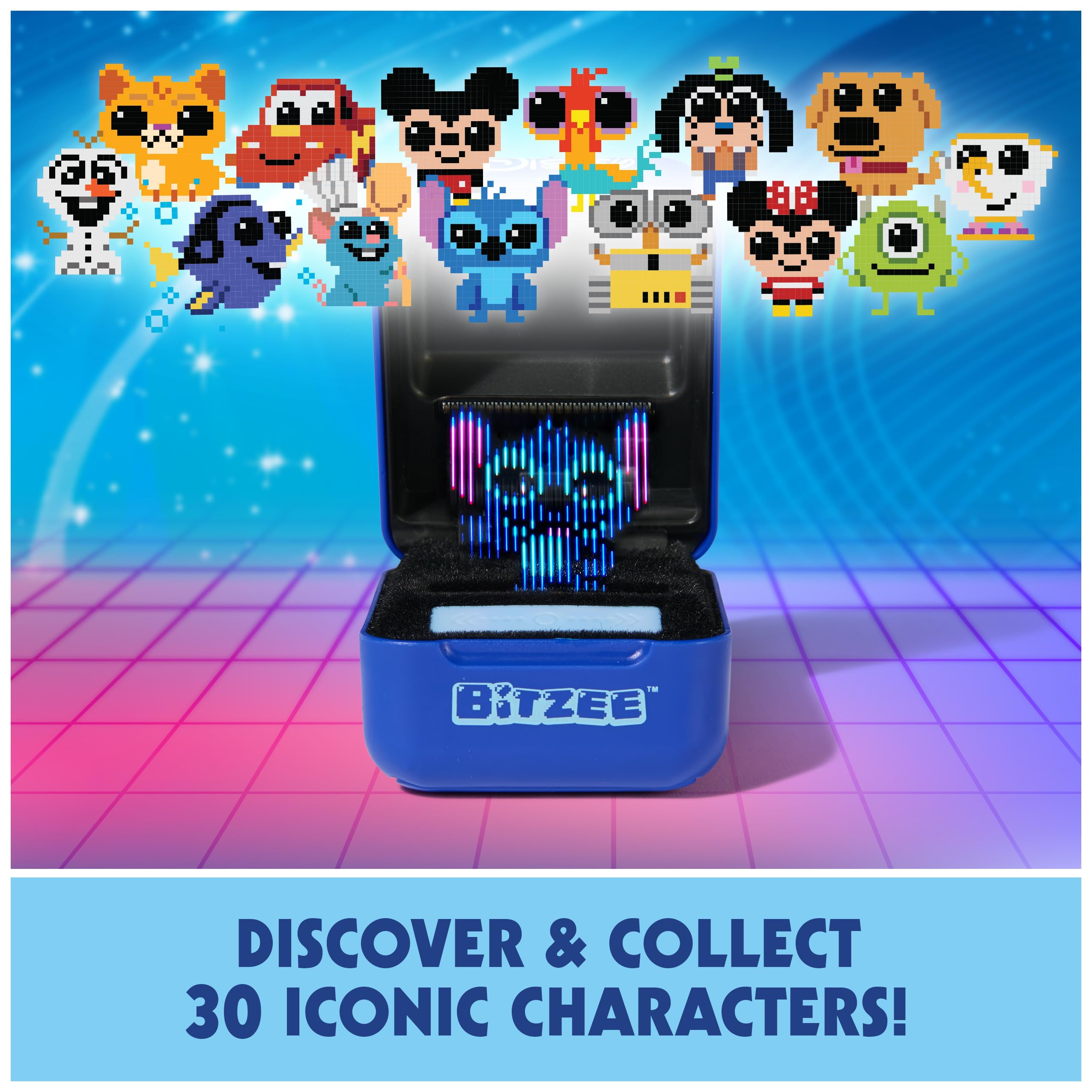 BITZEE, Disney with 30 Interactive Characters Inside, Reacts to Swipes, Tilts & Taps, Disney Toys & Digital Pet Boys & Girls Toys - Image 5