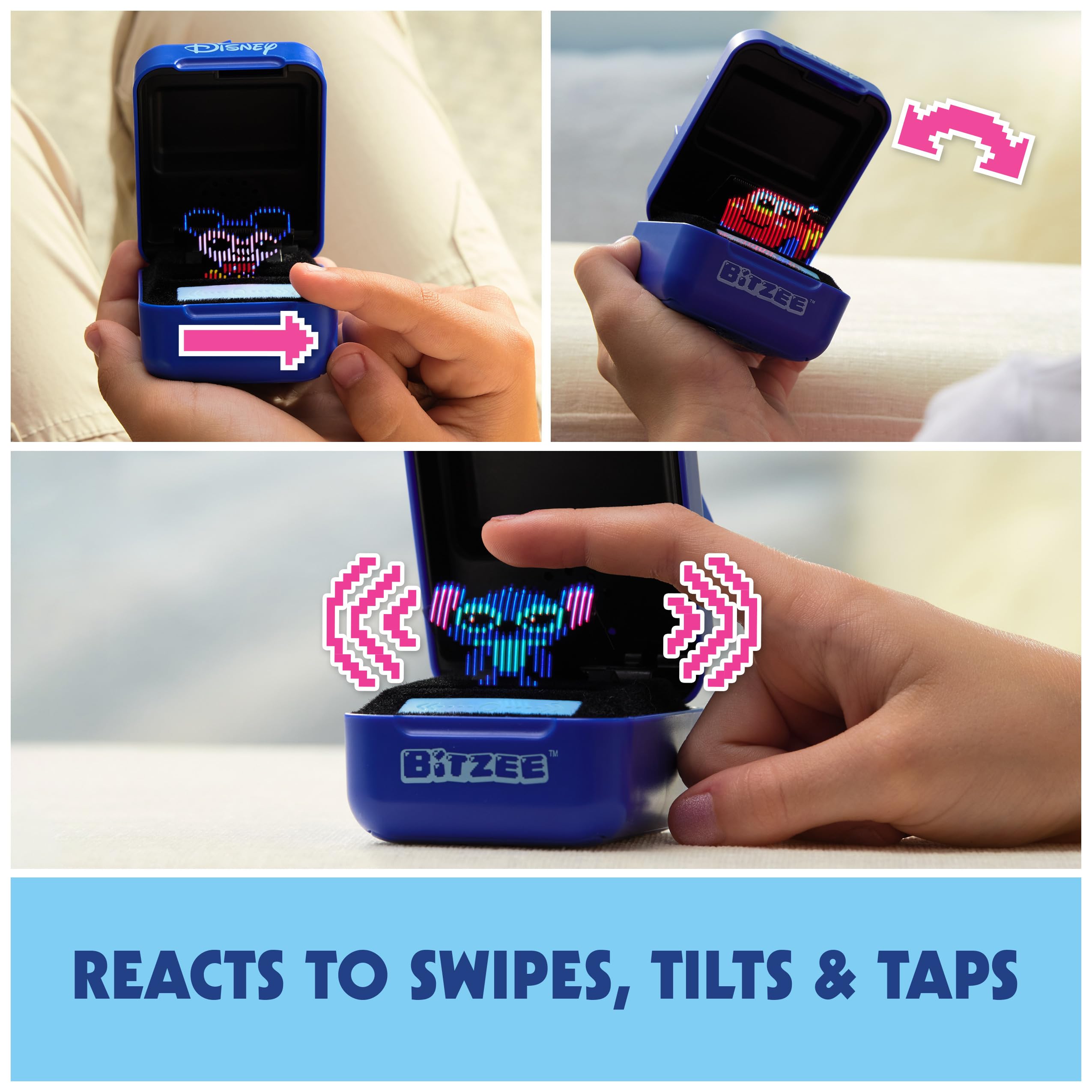 BITZEE, Disney with 30 Interactive Characters Inside, Reacts to Swipes, Tilts & Taps, Disney Toys & Digital Pet Boys & Girls Toys - Image 9